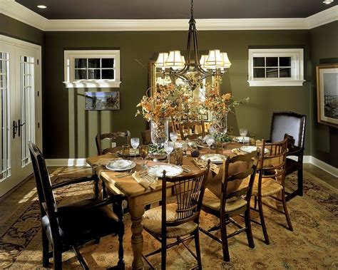 Creating Wonderful Dining Room With Refreshing Green Accent Homesfeed