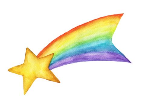 470 Rainbow Shooting Star Stock Illustrations Royalty Free Vector