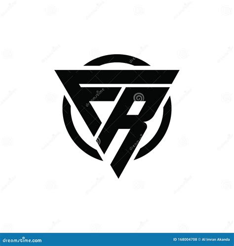Fl Trianagle Circle Logo Design Concept For Corporate Company Identity
