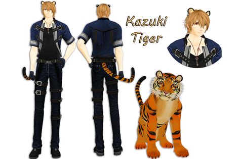 Kazuki Tiger Oc By Kingdomheartsnickey On Deviantart