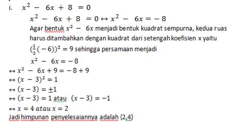 Cara Mencari Akar-akar Persamaan Kuadrat, Pemfaktoran ...