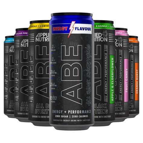 Applied Nutrition Abe Carbonated Energy Drink Sugar Free
