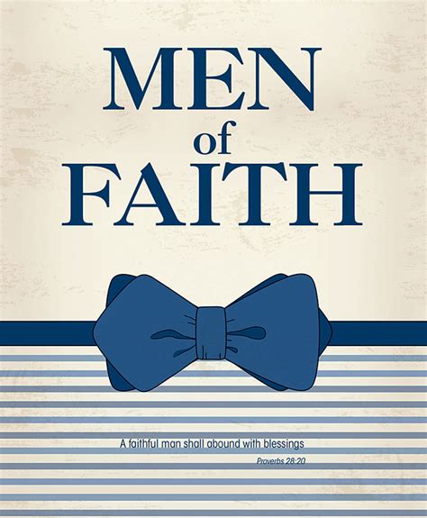 Church Bulletin 14 Fathers Day Men Of Faith Pack Of 50