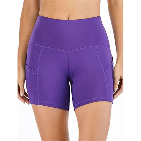 bag wizard women s yoga shorts tummy control yoga gym running shorts athletic active yoga