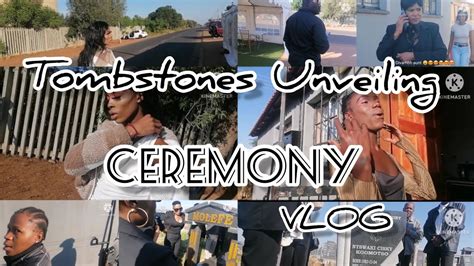 Tombstones Unveiling Ceremony Vlog 🕊️ South African Youtuber Youtube