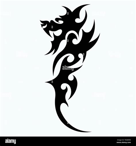 Dragon Vectors For Tattoo Designs T Shirt Designs Logos Symbols