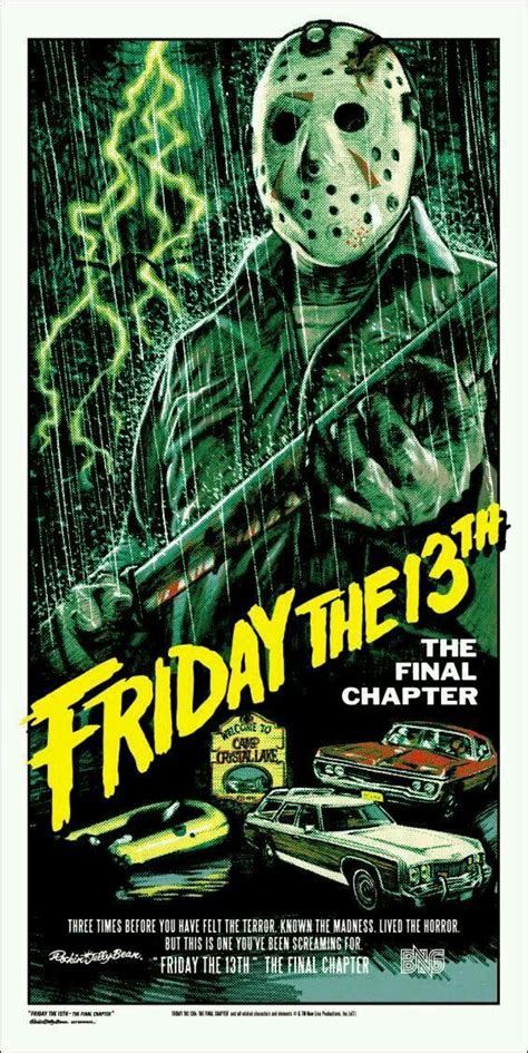 Friday The 13th The Final Chapter Horror Posters Retro Horror Horror Movie Icons