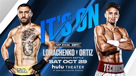 Vasyl Lomachenko Warms Up For Devin Haney On Oct 29