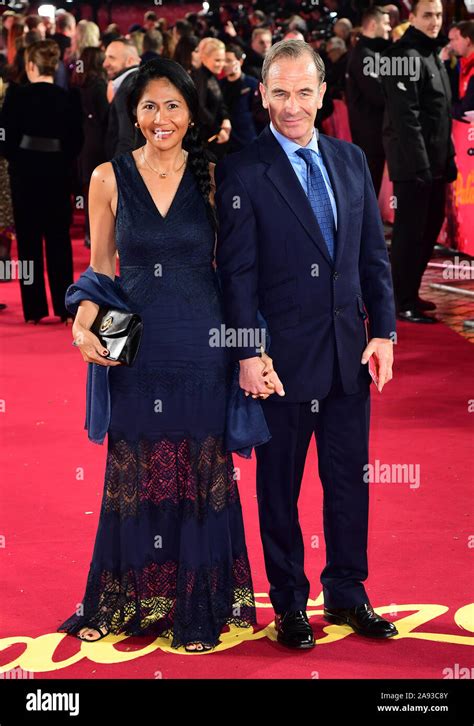 Zoila Short And Robson Green Arriving For The Itv Palooza Held At The