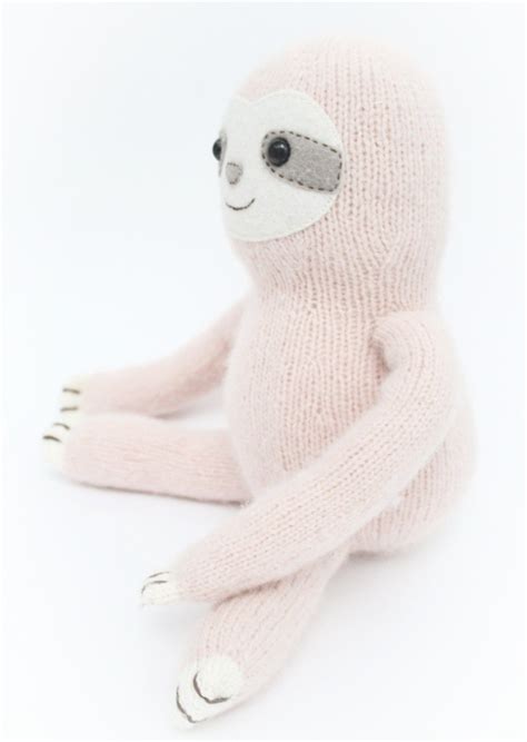 Free Sloth Knitting Pattern Super Cute Knitted Sloth Pattern Hello