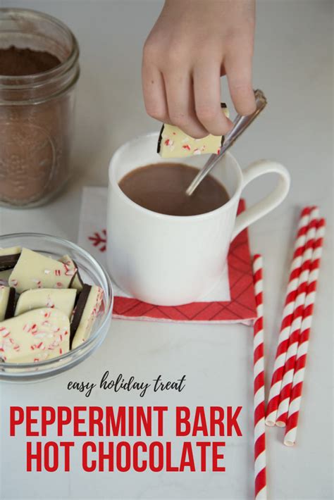 Peppermint Bark Hot Chocolate Recipe Dinners