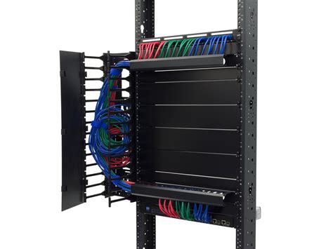 Vertical Mount Cable Tray 6 Inches Black At Cables N More