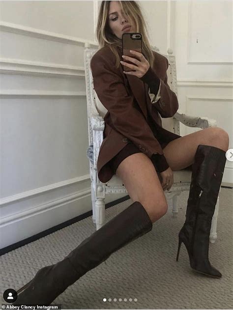 Abbey Clancy Shows Off Her Slender Legs In A Thigh Skimming Minidress