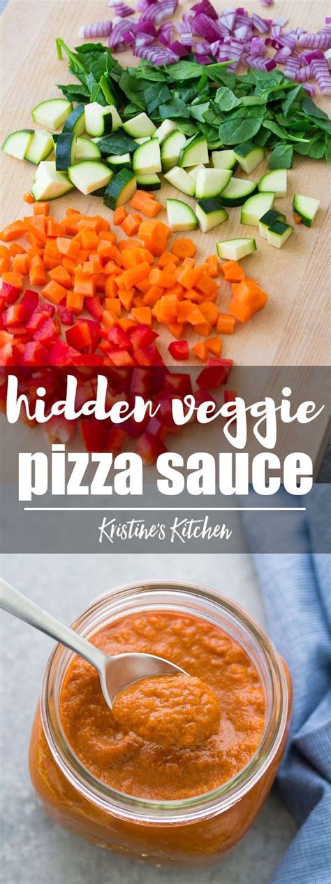 Food products may come into contact with these allergens. This Hidden Veggie Pizza Sauce is packed with over 1 1/2 cups of sneaky vegetables! Use this kid ...