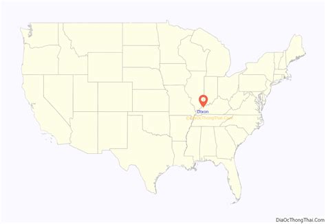 Map Of Dixon City Kentucky