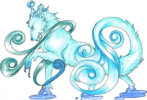 Elemental Wolves Water Or Ice By Sylvirr On Deviantart