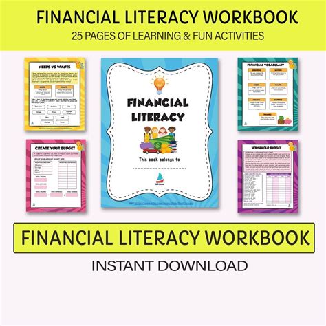 Financial Literacy Workbook In 2020 Financial Literacy Literacy