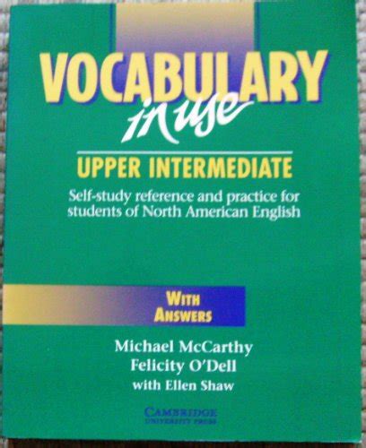 English Vocabulary Use Upper Intermediate Answers First Edition Abebooks