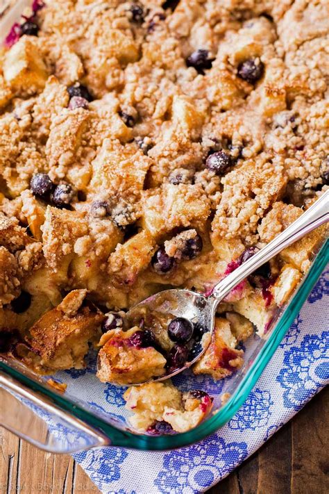 Unbelievable Blueberry French Toast Casserole This Is The Perfect