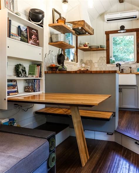 So Much Clever Design In This Tiny House Including This Fold Down