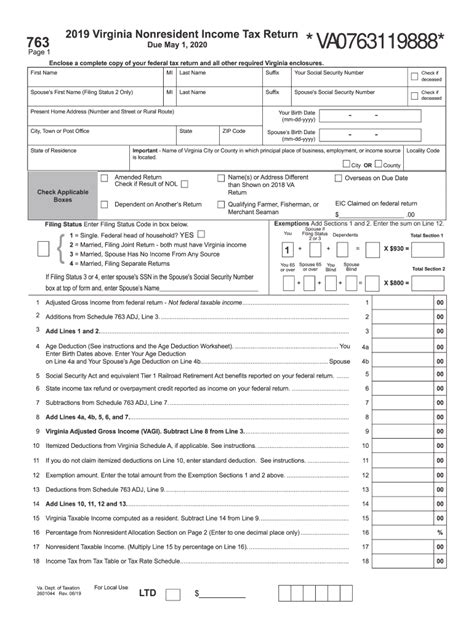 Virginia Form 763 Fill Out And Sign Online Dochub