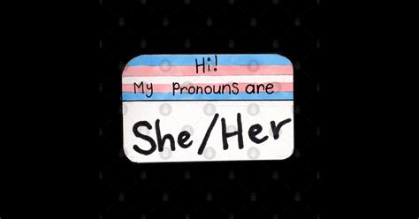 Pronouns Trans Version Sheher Pronouns Posters And Art Prints
