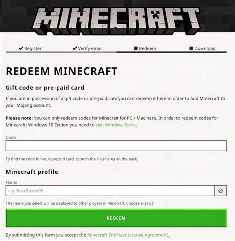 I am trying to redeem code but it says How to Redeem Minecraft Mojang - Customer Support