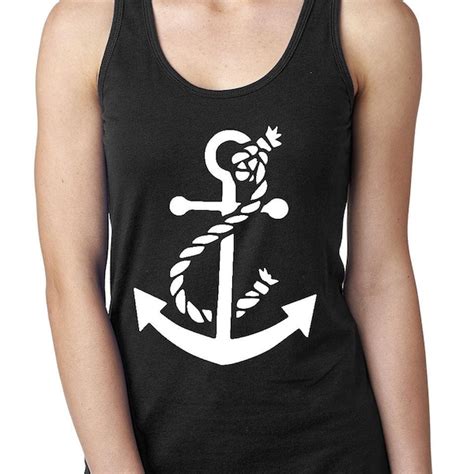 Anchor Tank Top Etsy