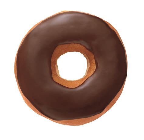 Chocolate Frosted Donut Dunkin