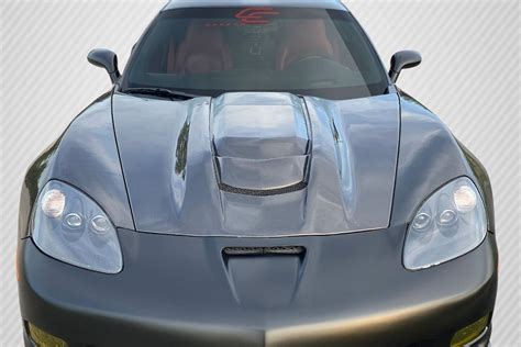 2005 2013 Chevrolet Corvette C6 Carbon Creations Zr1 V2 Hood 1 Piece