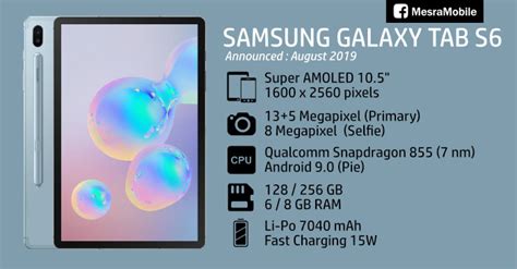 Samsung Galaxy Tab S6 Price In Malaysia Rm3099 And Full Specs Mesramobile
