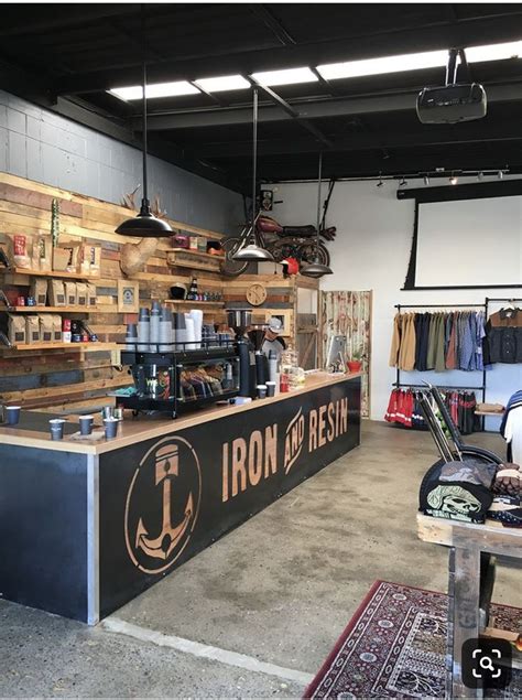 The Inside Of An Iron And Resin Shop