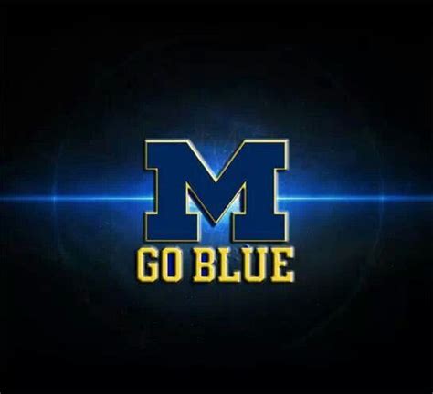 Go Blue Michigan Football Wolverines Football Go Blue