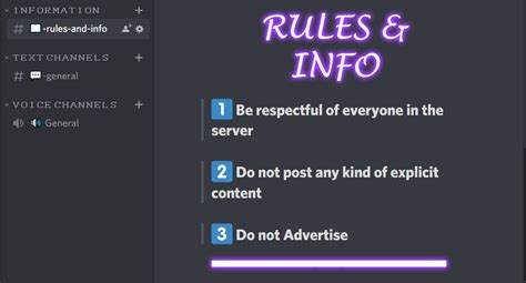Discord Server Rules Layout 022022