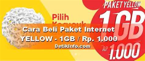 Semua itu dilakukan untuk mengatasi harga paketan yang saat ini terus mengalami peningkatan. Harga paket Data IM3 Yellow 1 GB cuma Seribu, Begini cara Belinya! | Detik Info