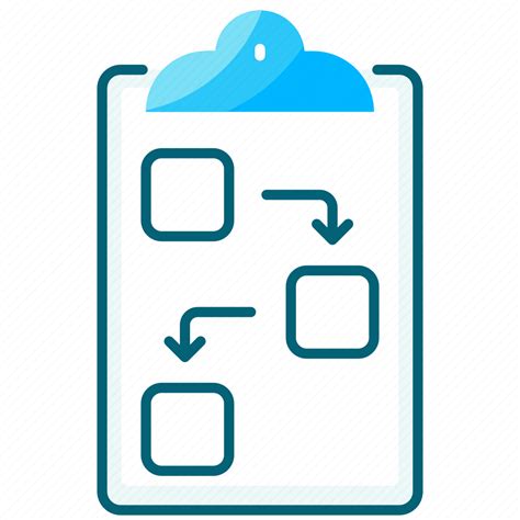 Planning Plat Clipboard Strategy Business Icon Download On Iconfinder