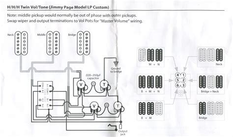 Voltage, ground, solitary component, and switches. Jimmy Page LP Custom Wiring Diagram | My Les Paul Forum