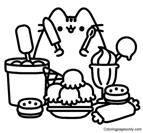 Páginas Para Colorir Pusheen Catchef Páginas Para Colorir Pusheen