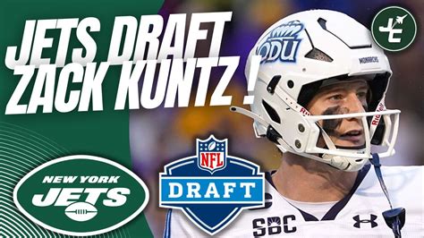 Breaking Zack Kuntz Drafted By The New York Jets Nfl Draft Youtube