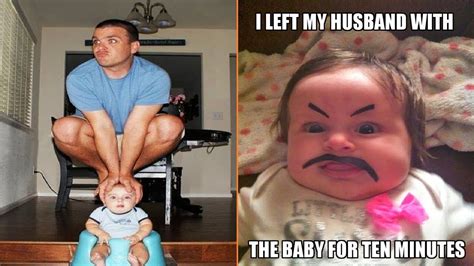 Funny Baby Pictures With Dad