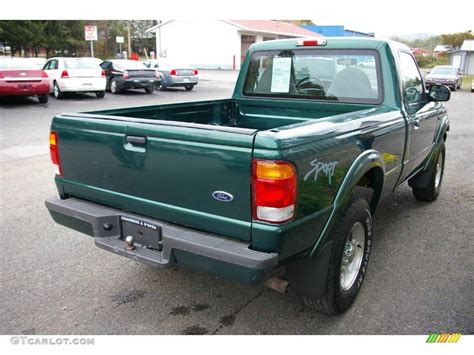 1999 Amazon Green Metallic Ford Ranger Xlt Regular Cab 4x4 19644664