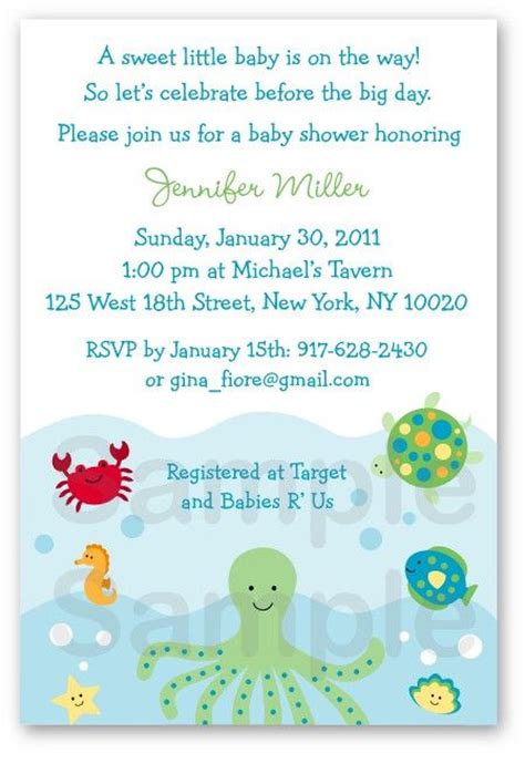 32 Under The Sea Invitation ideas | under the sea, sea birthday, under