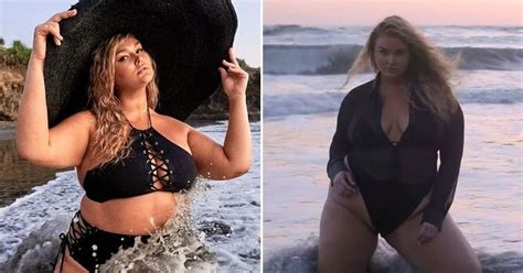 curviest model ever hunter mcgrady shows off figure in sports illustrated swimsuit s 2020