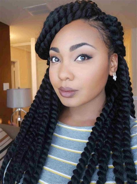Loosely twisting two sections of hair together creates a stunning detail that works correctly fed into relaxed braids. 21 Crochet Braids Hairstyles for Dazzling Look - Haircuts ...