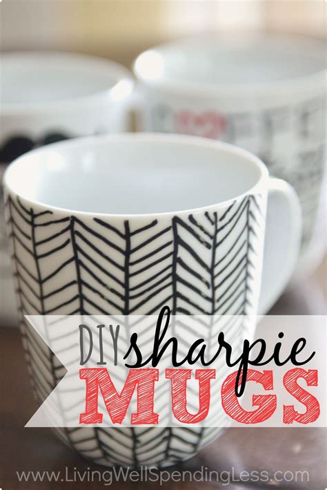 Easy Diy Sharpie Mugs Sharpie Mug Project Diy Mugs Diy Sharpie