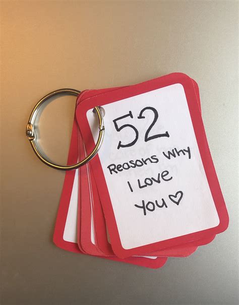 52 Reasons Why I Love You 183 A Playing Card Notebook 183 Bookbinding