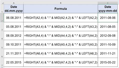 How To Change Date Format Dd Mm Yyyy To Yyyy Mm Dd ExcelNotes