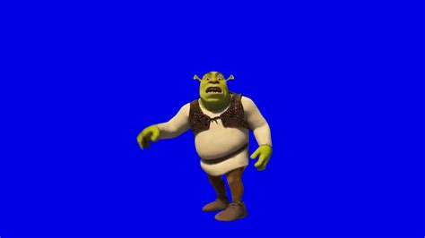 Oh Hello There Shrek Blue Screen Effect Youtube