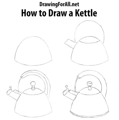 How To Draw A Kettle Drawings Basic Drawing Art Basics