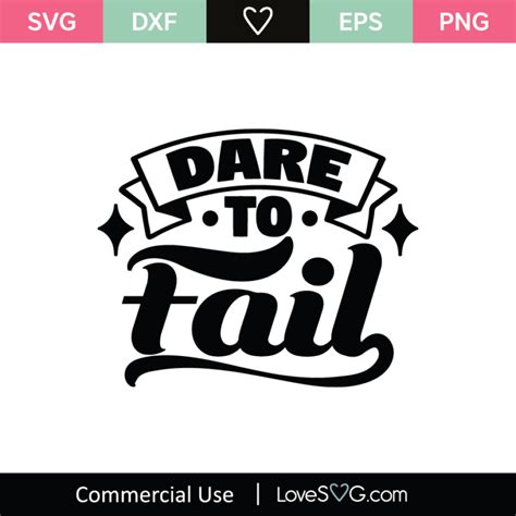 Dare To Fail Svg Cut File